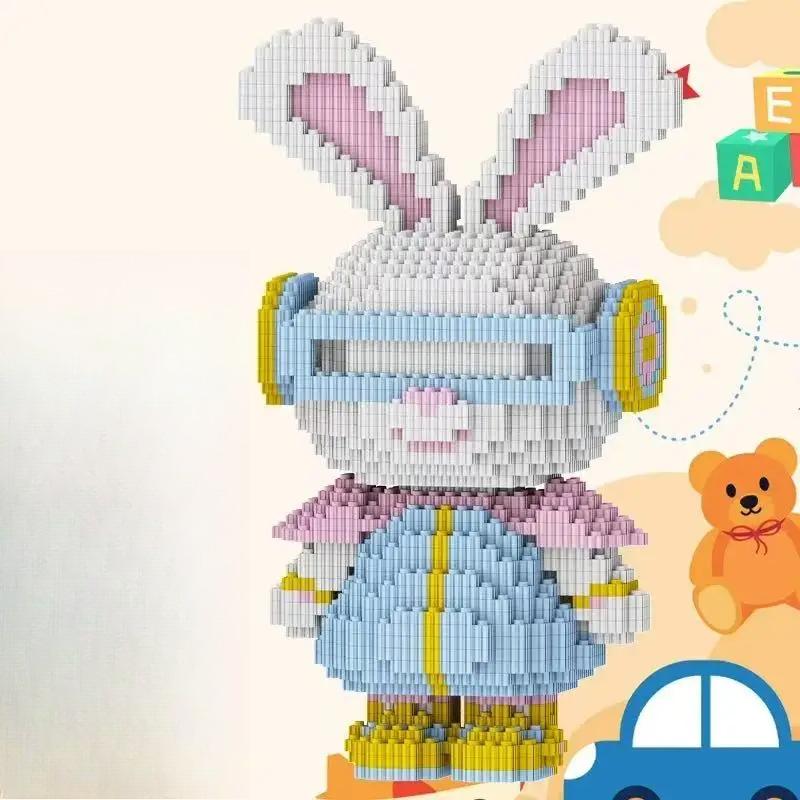 3D Животное Большой Тяжелый Единорог Микро Алмазный Строительный Блок Мелкая Частица Кирпичные Игрушки Детские Подарки на День Рождения Домашнее Украшение