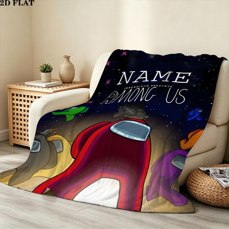 Custom Among Us Blanket, High quality Comfortable for All Seasons, Home Decor, Warmth and Comfort