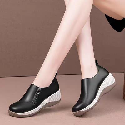 Весна и лето новые женские туфли на мягкой подошве в римском стиле ретро повседневная мода мамочки одинарные туфли для среднего и пожилого возраста любовь