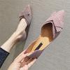 New Arrival Spring Summer Ballerina Flats Pointed Toe Shoes Elegant Office Ladies Shoes