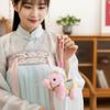 Cute Plush Horse Doll Pendant Creative Zodiac Pony Figurine Plush Horse Keychain  Car Decoration