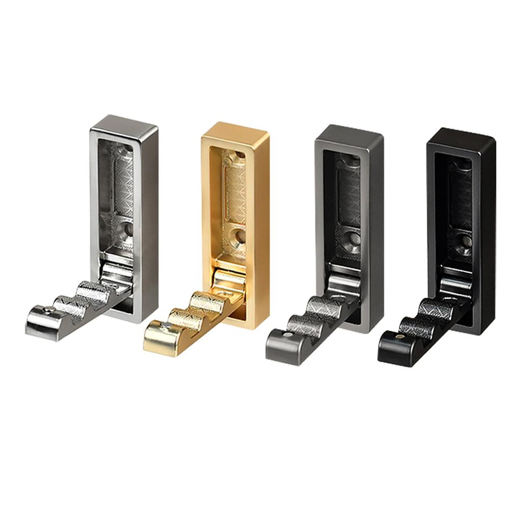 4Pcs Retractable Wall Hooks for Bathroom Foldable & Space Saving Wall Hook Upgrades for Hanging Clothes & Accessories