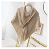 Scarves Poncho Scarf Women Cashmere Knitting Bandana Winter Shawl Thickened Warm Pashmina Scarf Foulard Hijab