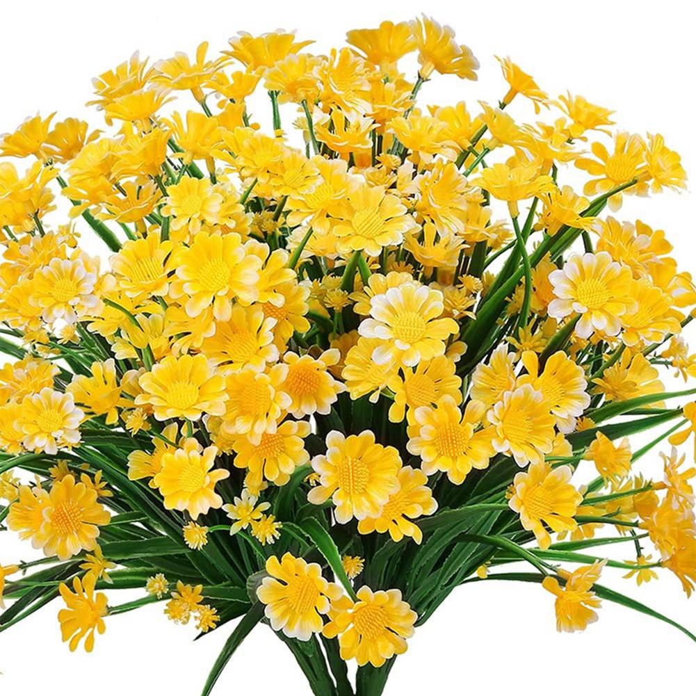 1 связка искусственных ромашек поддельные цветы крыльцо домашний свадебный декор