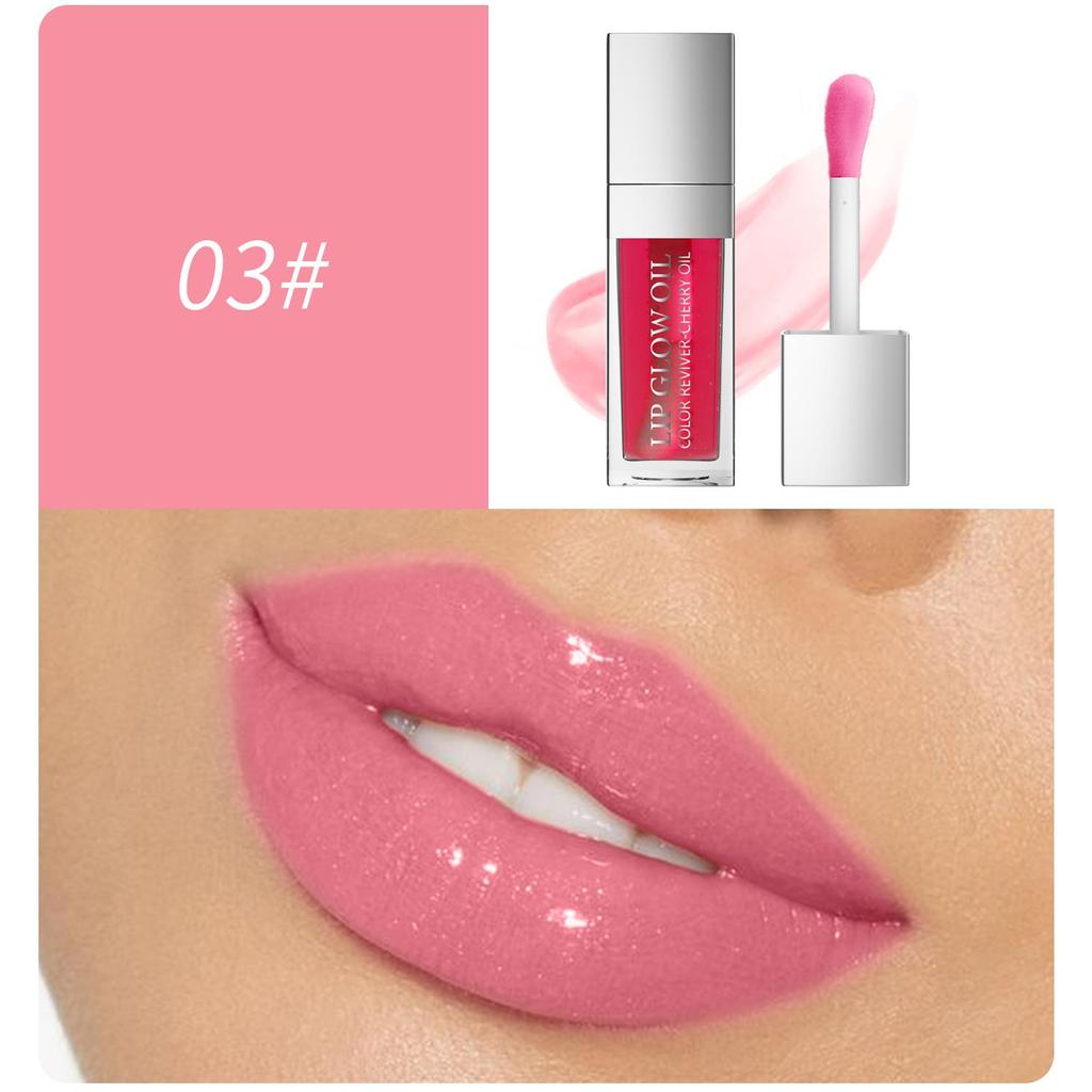 Кристаллическое желе, увлажняющее светящееся масло для губ, блеск для губ, водостойкий макияж, сексуальный блеск для губ, тонированная глазурь для губ, пополнела