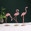 Flamingo Tabletop Decoration Pink Home Shop Decoration Posing Props Resin Crafts