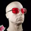 Project Mayhem Sunglasses Fight Club Tyler Durden Oliver Peoples 523 Brad Pitt Men Red Lens Sunglasses:With Box