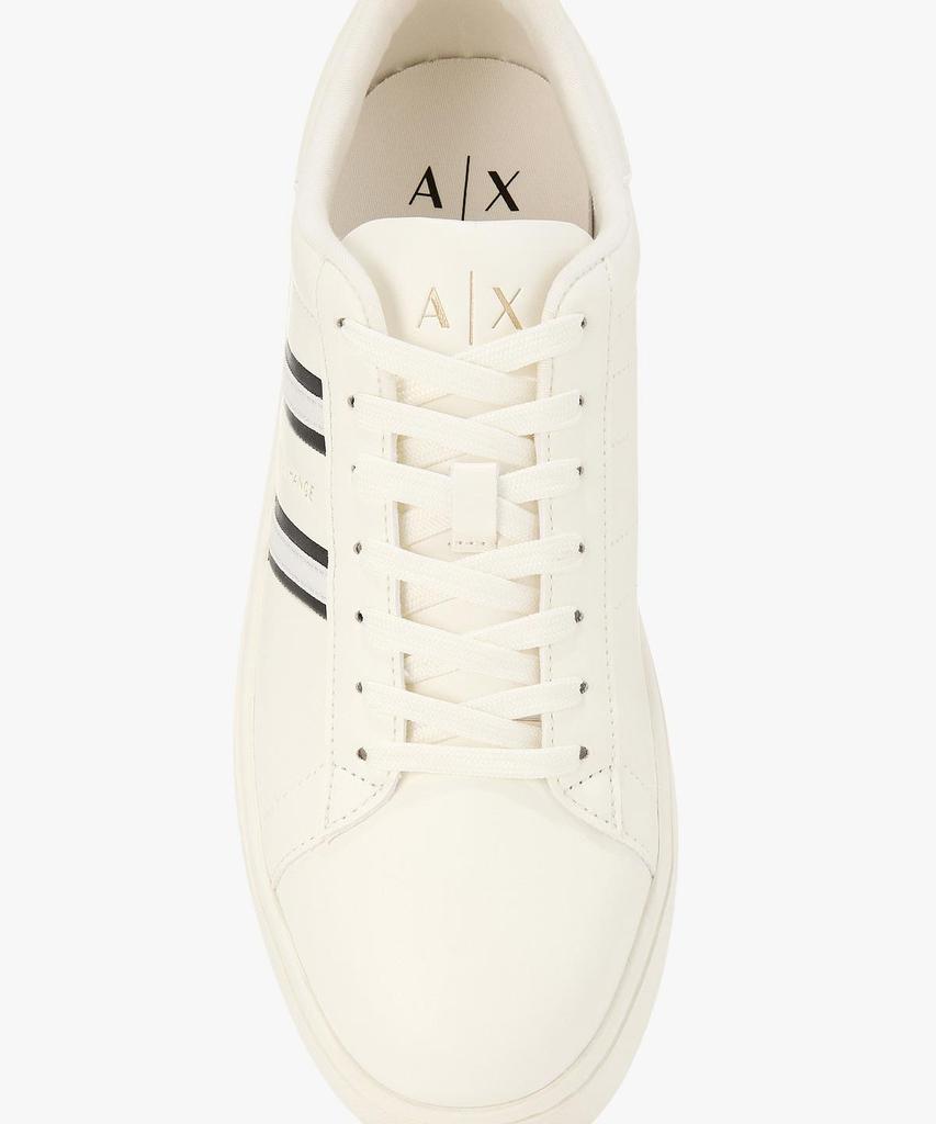 Armani Exchange Men'S Diagonal Logo Sneakers _Off White_A416175001