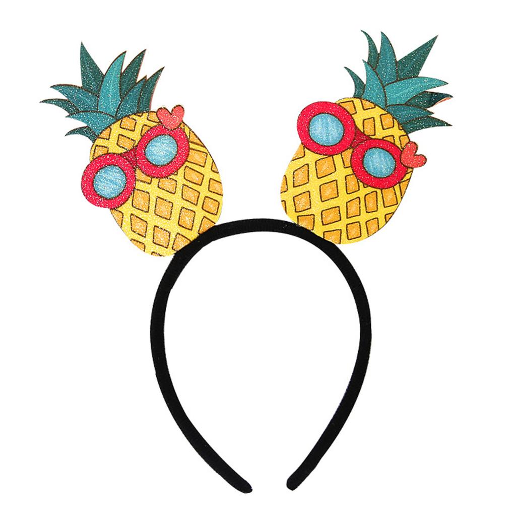 Tropical Summer Headwear Luau Palm Antler Headband Party Costume Stall Pedlar Supply for Picnic Pool Parties