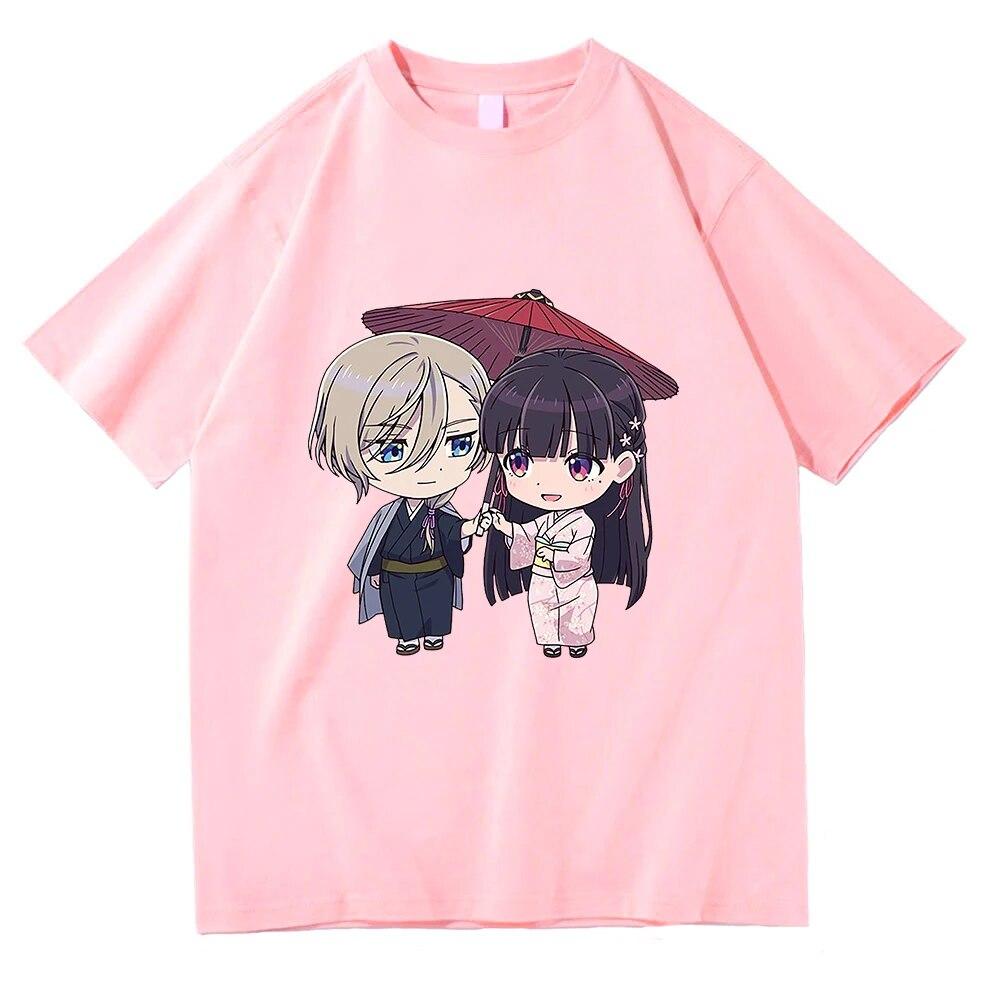 Футболка «My Happy Marriage» унисекс Harajuku Kawaii Watashi No Shiawase Na Kekkon Miyo Kiyoka футболка унисекс аниме Unisexga хлопковые футболки унисекс