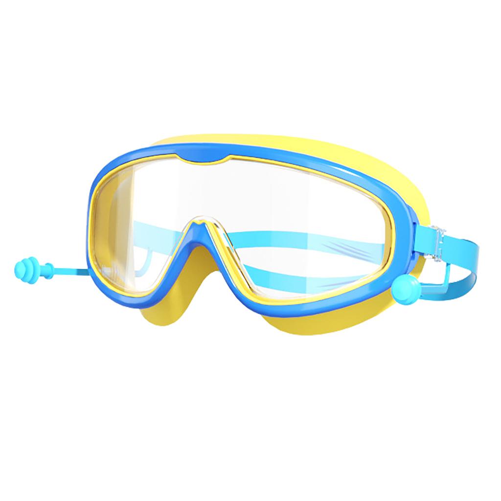 Kids Swim Goggles Large Frame Waterproof Cute Professional Swimming Glasses for Boys Girls Children