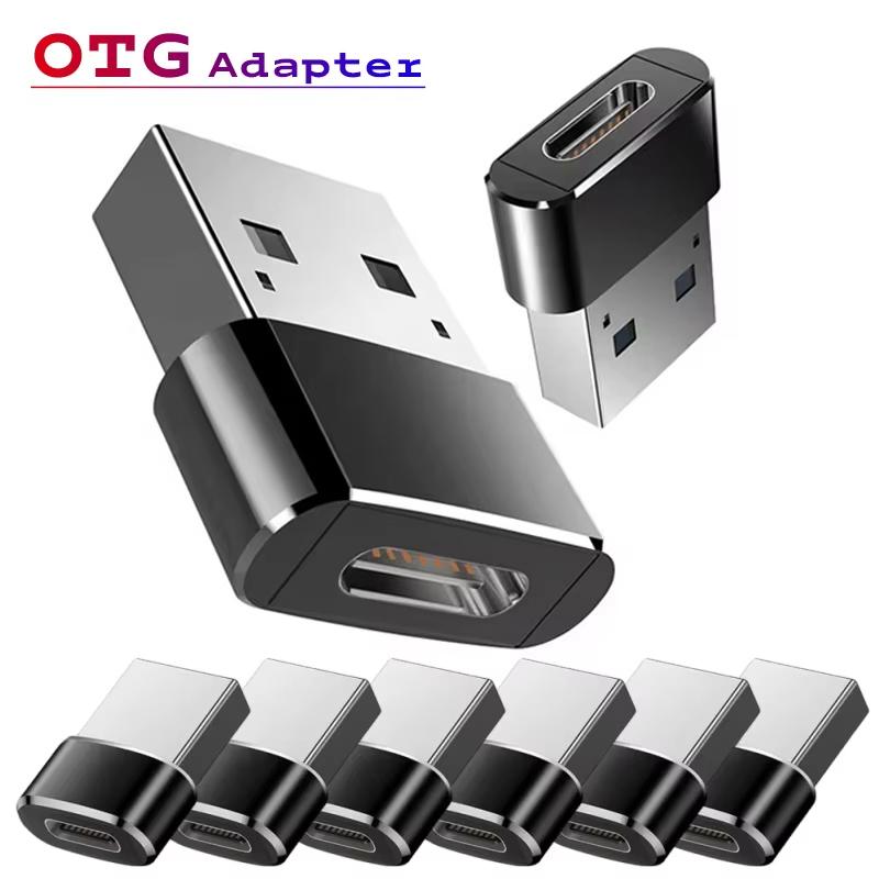 1-5 шт. Универсальный адаптер-конвертер USB Type C (гнездо) на USB 3.0 (штекер) Быстрая передача данных для Huawei Xiaomi iPhone OPPO