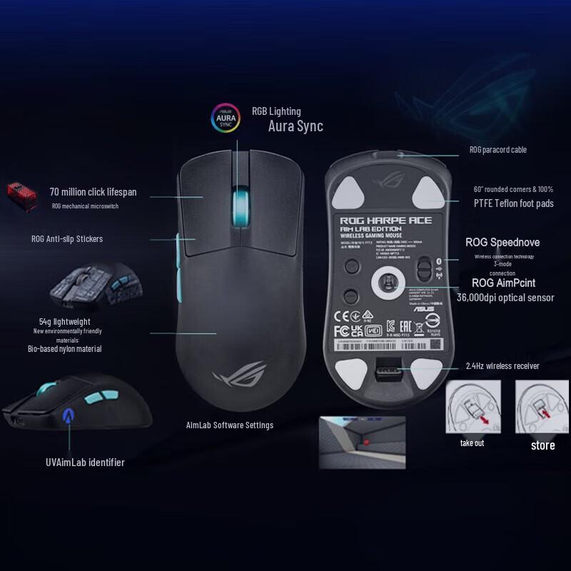 ASUS ROG Harpe Ace Wireless Gaming Mouse