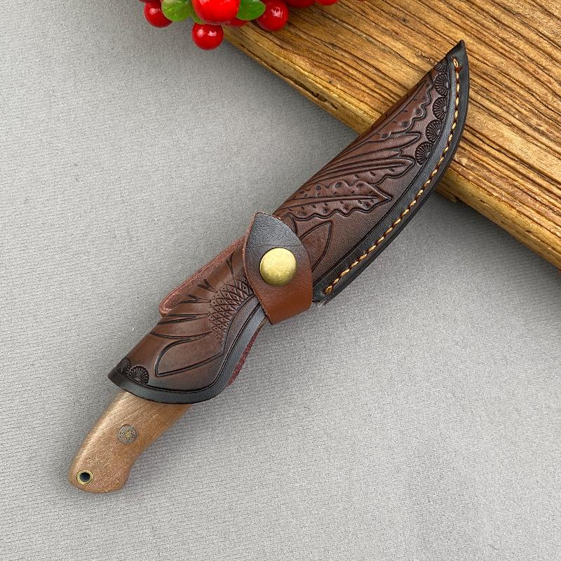 Damascus Knife Boning Meat Cutting Fruit Vegetables Kitchen Knives Damascus Steel Wooden Handle Utility Knives Chef Cooking Tool