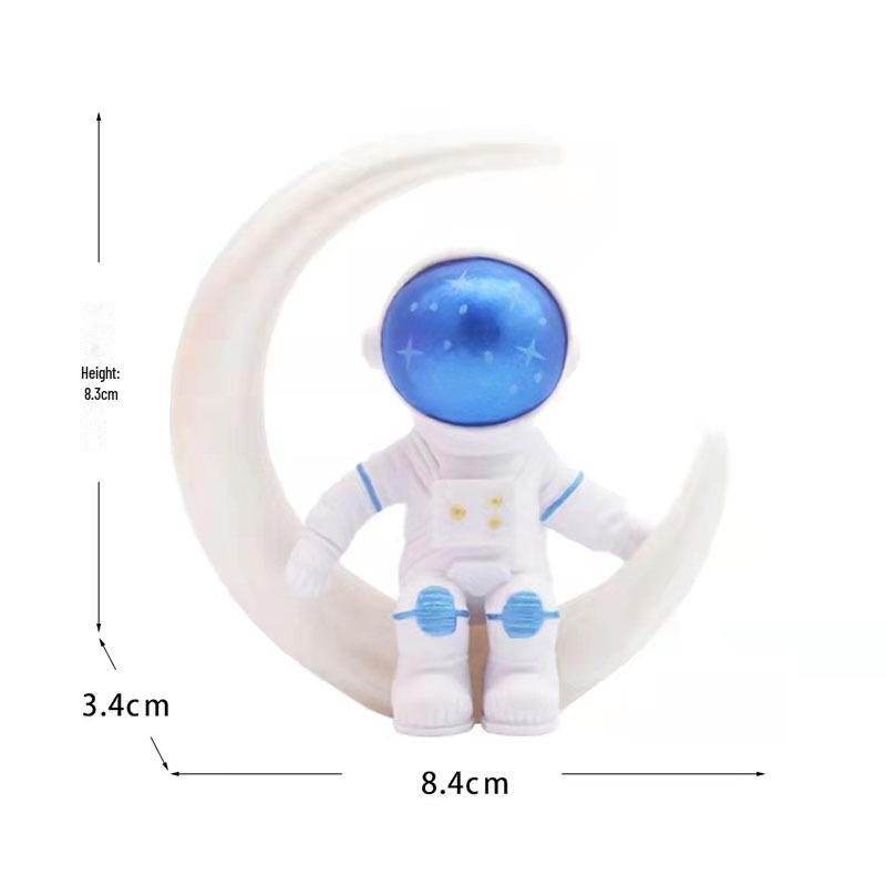 Креативное украшение для рабочего стола в виде астронавта для подарка на день рождения ребенка или домашнего декора