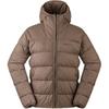 Goose Down 800 Fill Hiking Outdoor Warm Water-Resistant Hooded Long Sleeve Down Jacket Men Outerwear A6MMB-BK0