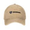 Шведские Saab Scania Бейсболки Винтажные Хлопковые Головные Уборы с Эффектом Старения Унисекс Для Улицы Бега Гольфа Кепка Шляпа