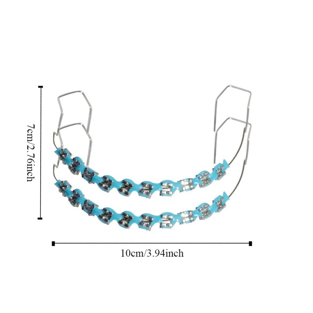 1 Pair Colorful Orthodontic Ligature Ties Dental Decorations Metal Bracket Teeth