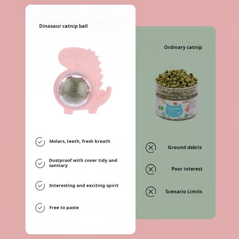 Облизывание закуски 1 шт для кошек облизывание кошачьей мяты мячик здоровые вращающиеся игрушки для кошек натуральные игрушки для жевания кошек безопасная чистка зубов товары для животных нежные украшения