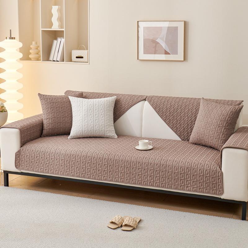 Корейский стиль, свежий, всесезонный, однотонный, хлопковый диван, подушка, нескользящая, хлопковый диван, полотенце