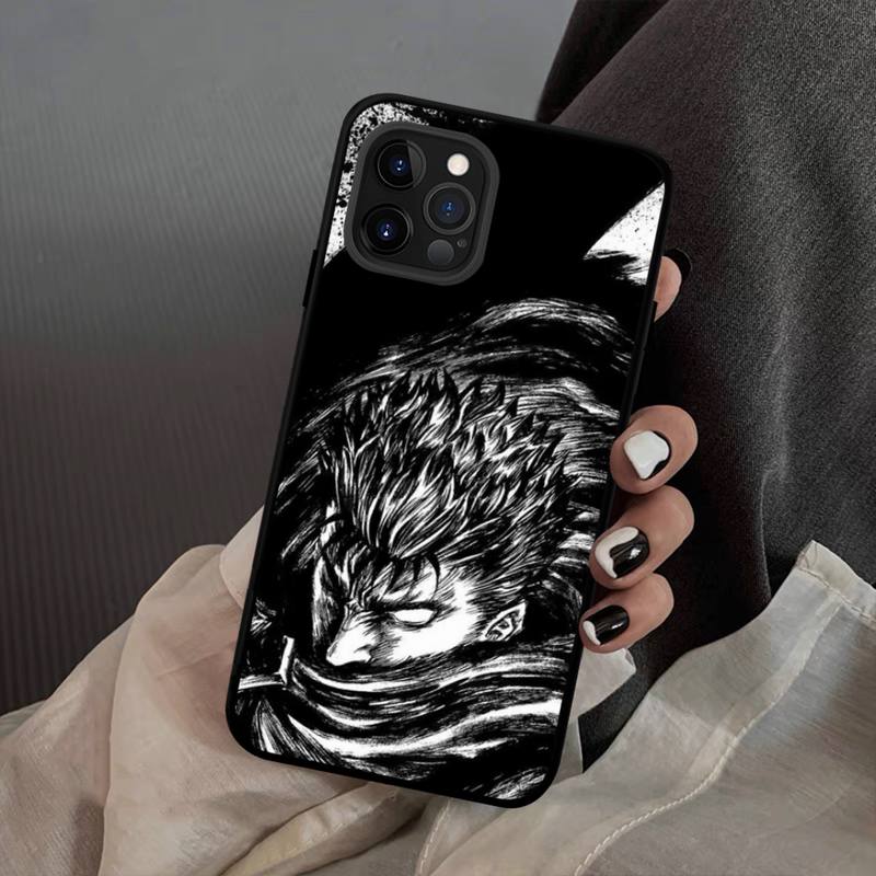 Мягкий силиконовый чехол для телефона «Аниме Berserk Guts» для iphone 14 13 12 11 Pro Mini XS MAX 8 7 6 Plus X XS XR