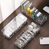 See-Through Charge Cable Organizer Box,Data Cable Management Box USB Cord Sorter, Small Desk Accessories Organizer and Storage