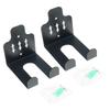 Pack of 2 Heavy Duty Vertical Barbell Wall Mounts Space Saving Steel Rack Simple Installation for Gym Equipment Storage
