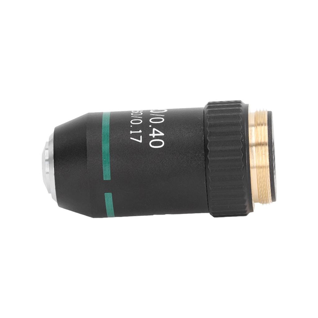 Achromatic Objective Brass Chrome Plated 20X Microscope Objective Lens Interface 20.2mm