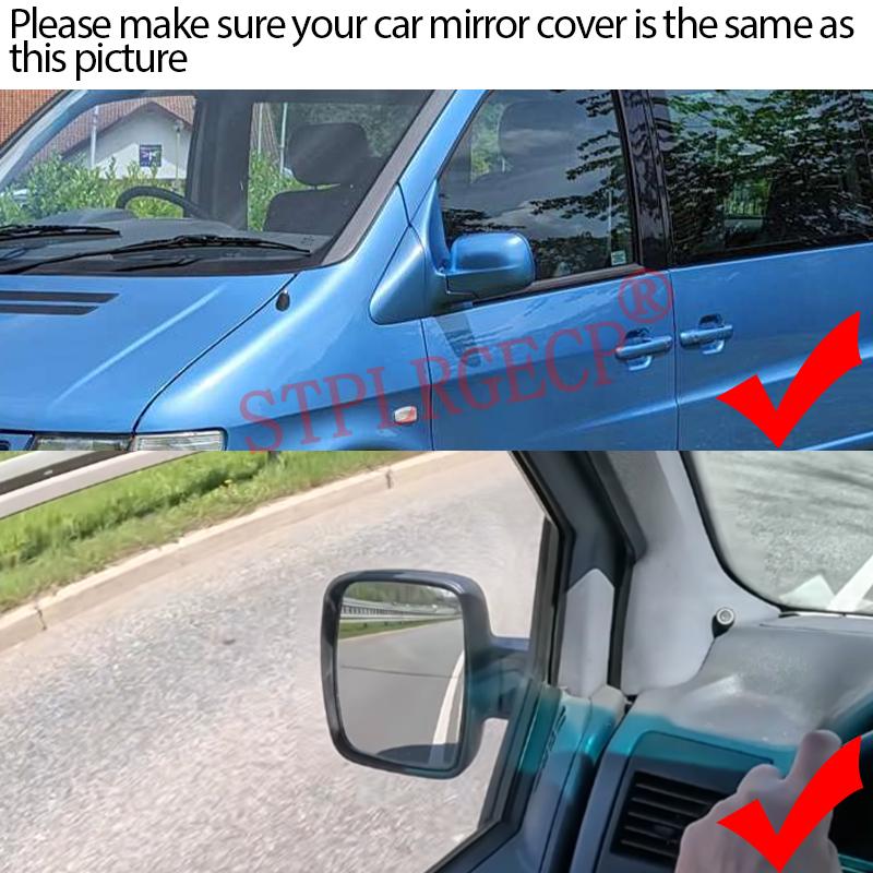 Stplrgecp P Driver Side Left or Right Door Side Heated Wing Mirror Glass Lens for Mercedes-Benz V-Class Vito MPV W638 1996-2003