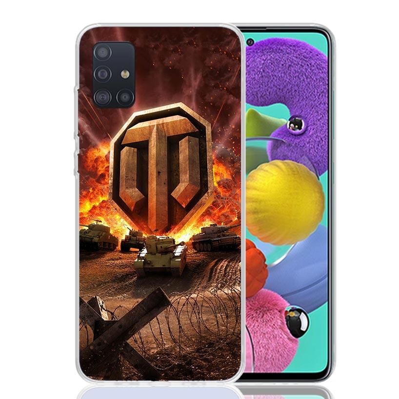 Чехол для телефона World of Tanks для Samsung Galaxy A52 A32 A22 A12 A02S A50S A30S A51 A31 AA71 Note 20 Ultra 10 S10 Plus Galaxy A52 A4