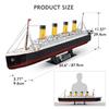 ASSYME Cubic Fan 3D Puzzle Craft Kit Titanic L521h (No Glue or Tools Required)