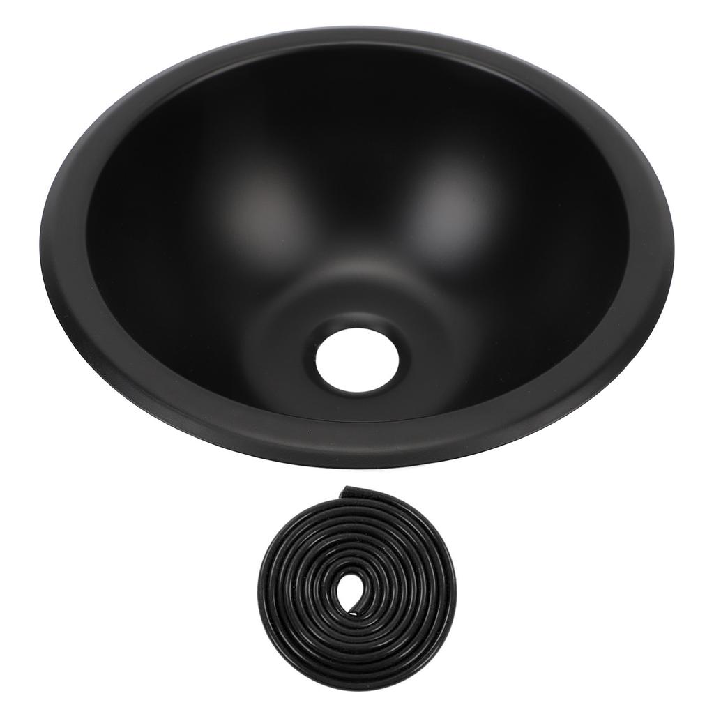 9 X 4 дюйма Раковина из нержавеющей стали 304 Круглая Легко чистить Сливное отверстие 40 мм Раковина для мытья рук для RV Кемпера Лодки Каравана