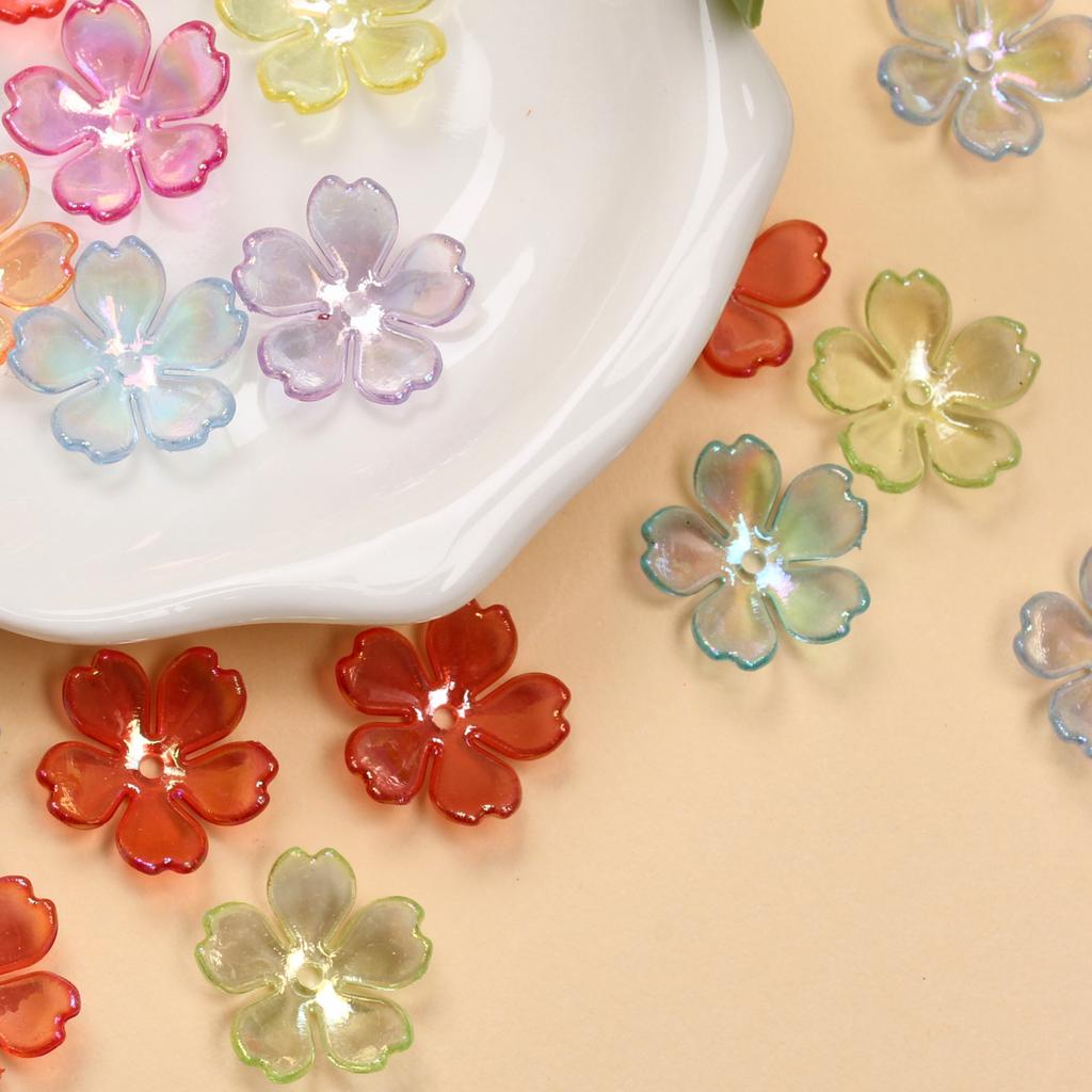 DIY цветок Galsang 14,7 мм ожерелье высокого качества свободные бусины акриловые модные браслеты для изготовления ювелирных изделий 100 шт. серьги новые аксессуары