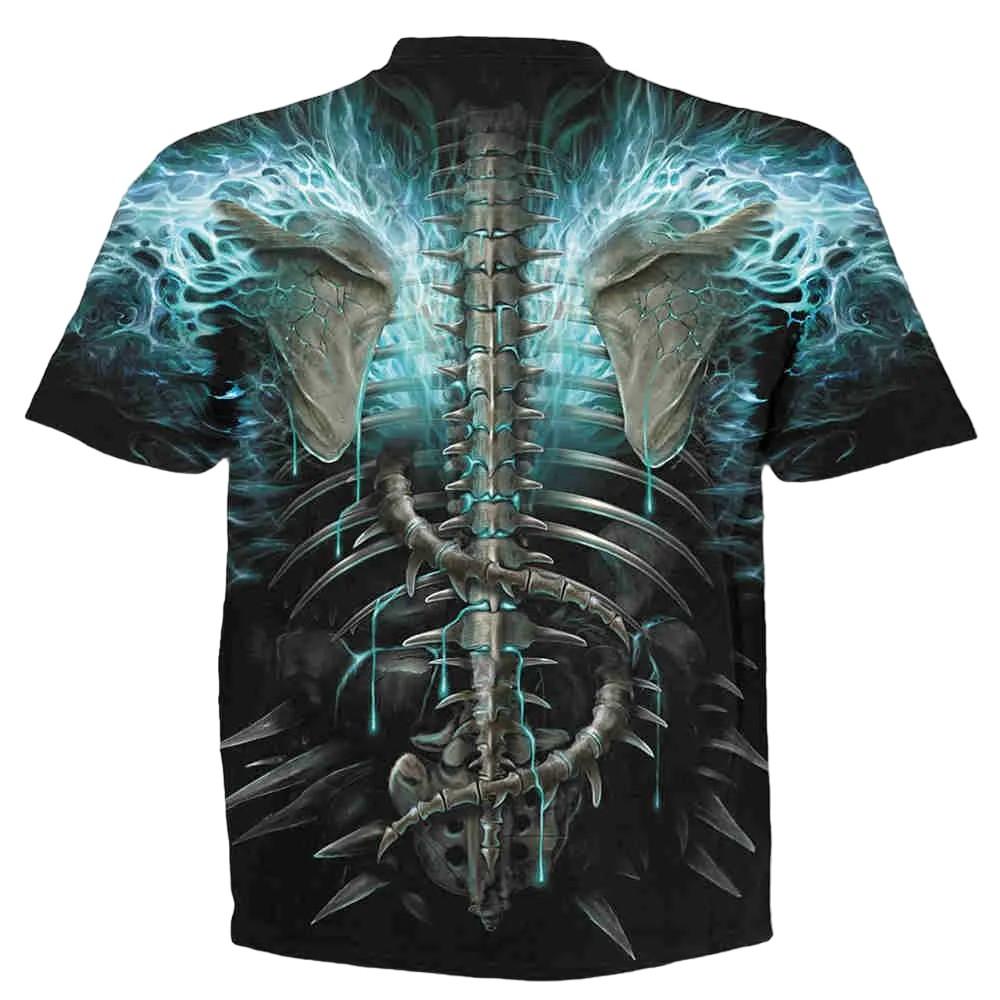Футболка Spiral Direct Unisex Adult Flaming Spine