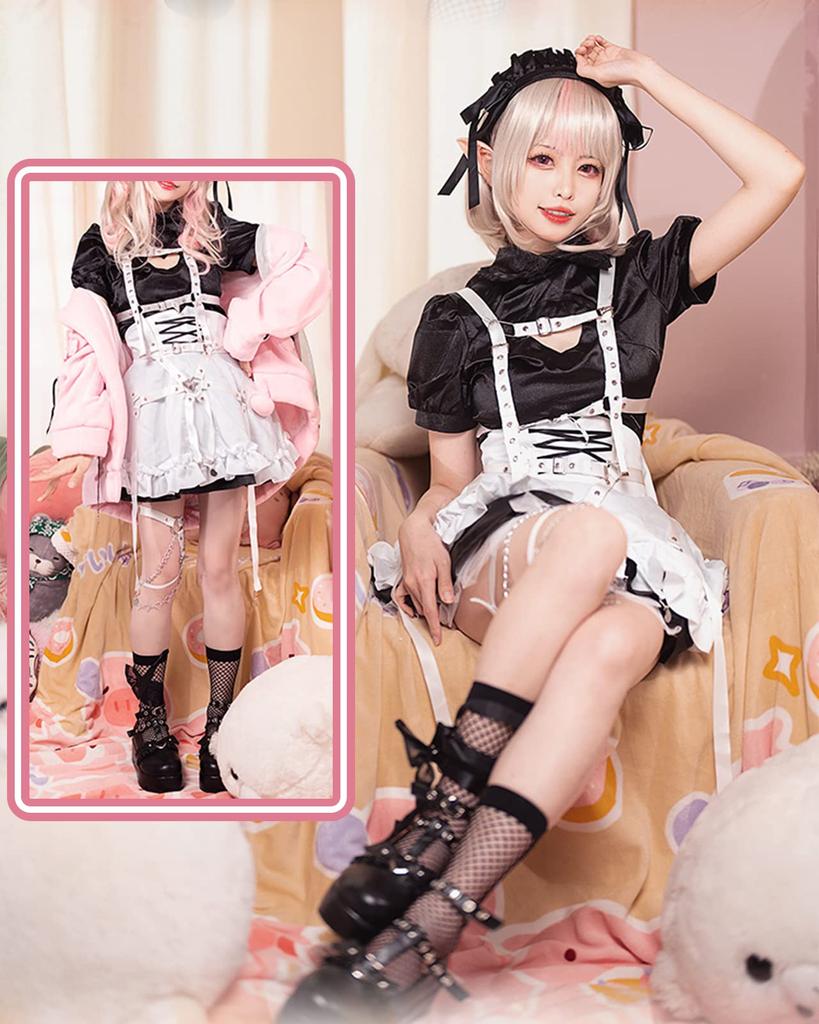 Nijisanji Makai Noririmu Косплей Хэллоуин Майн Суккуб [молочное время] (Костюм)