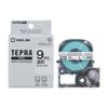 Genuine King Jim Tepra PRO Tape Clear 8m ST9K Cartridge, 9mm, Label/Black Text, Length,