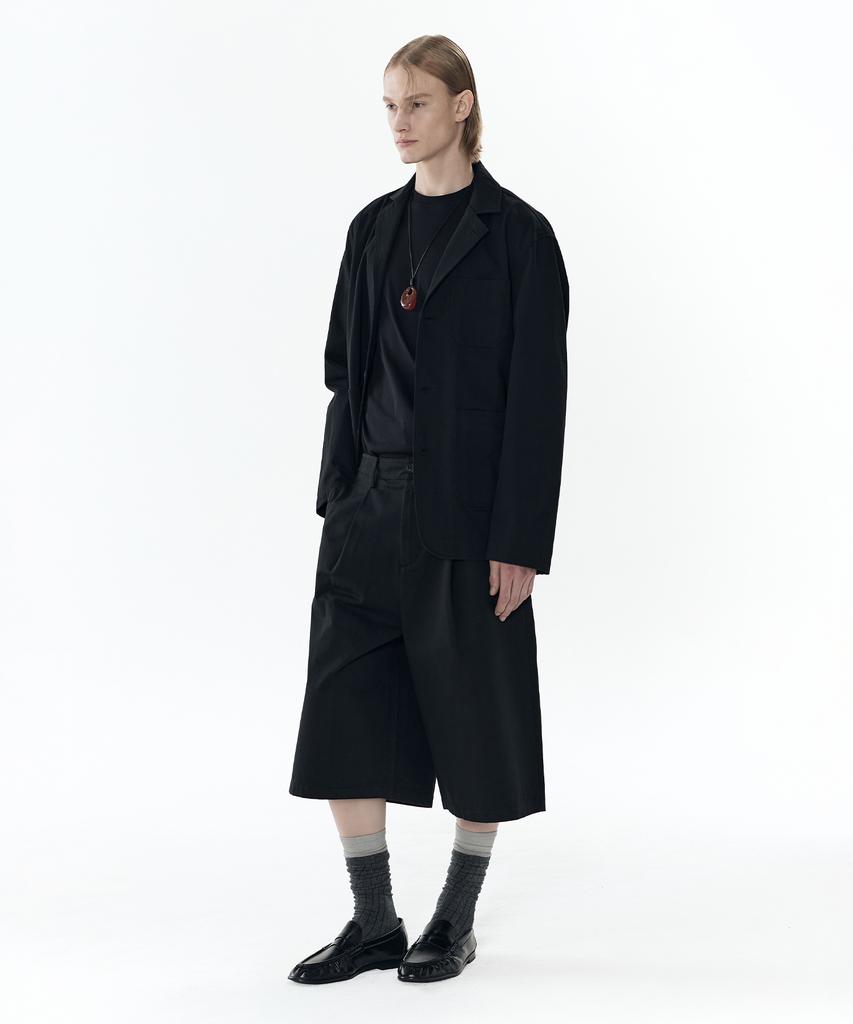 Connect Kinloch [Set] Washed Cotton Loose Fit Setup [Black]