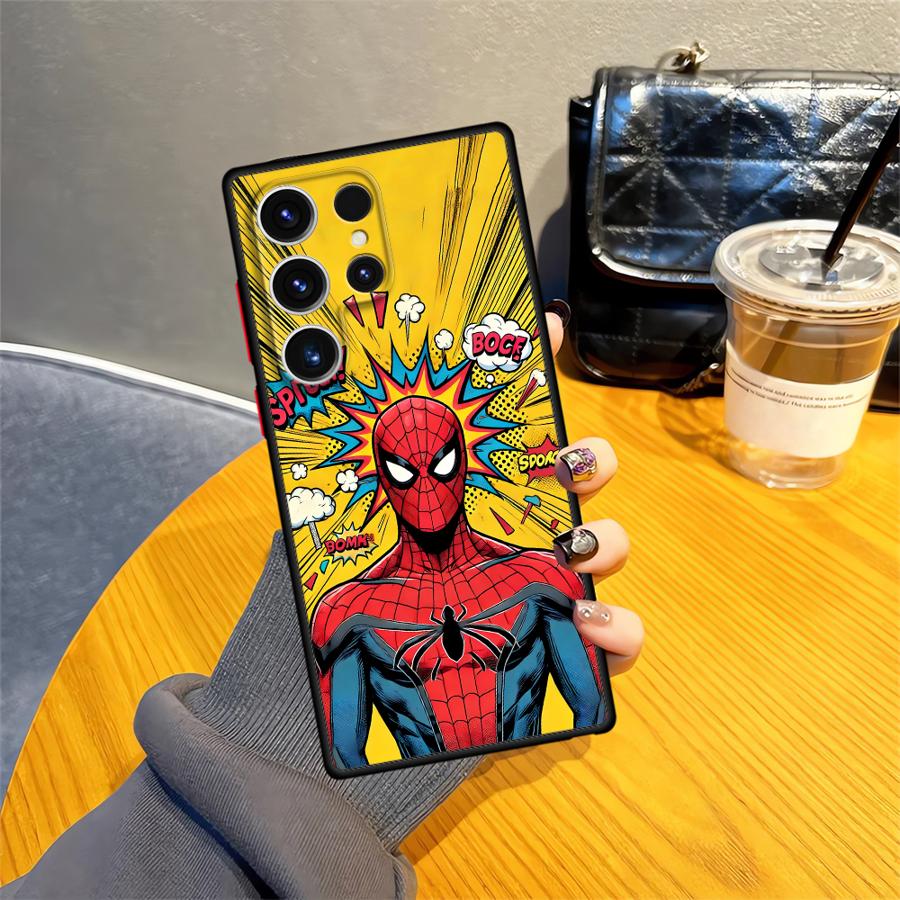 Чехол для Samsung Galaxy Note 20 Ultra 10+ S24 Plus S25 Ultra S21 S20 FE S23 FE S26 S22 Funda Задняя крышка телефона Marvel Comic