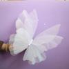 30/50cm Fake Butterfly Outdoor 3D Silk Yarn Butterfly  Wedding Party Decoration