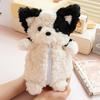 Plush Corgi Pencil Case Large Capacity Stationery Box Creative Animal Stationery Organizer for Pens Pencils Erasers