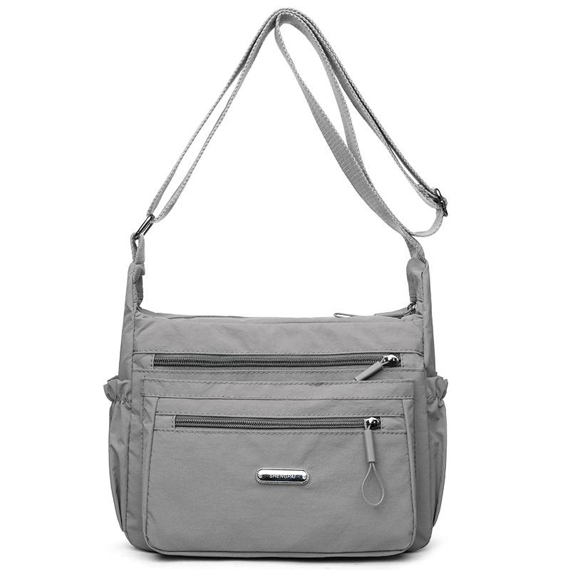 Fashion All-in-one Large Capacity Shoulder Bag Women's Casual Lightweight Nylon Fabric Bag Simple Trend Crossbody Bag