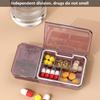 Pill Cutter Case Multiple Compartments Outdoor Supply Compact Tablet Cutter Splitter Divider Good Cutting Eco-Friendly