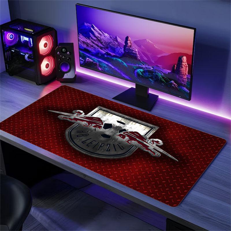 RB Leipzig Mouse Pad, Large Gaming Desk Mat, Non-slip XXL Mousepad for Laptop & Tablet, Mini PC Playmat with Stitched Edges