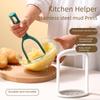 Инструмент из нержавеющей стали для толкушки картофеля и чеснока для приготовления детского питания