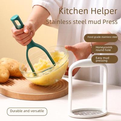 Инструмент из нержавеющей стали для толкушки картофеля и чеснока для приготовления детского питания