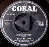 7inch Record BILLY WILLIAMS - It's Prayin' Time 45Q72331 Coral 1958 UK Jazz Used