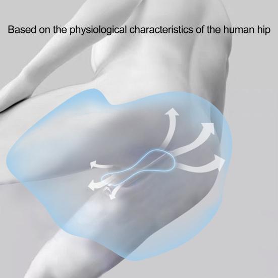 Эргономичная подушка для ягодиц, подушка для сиденья при геморрое, U-образная, для уменьшения давления на копчик, поддержка из пеноматериала с эффектом памяти