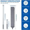 Microfiber Head Long Handle Cleaning Mop Retractable Window Duster Scrubber  Bedroom Floor