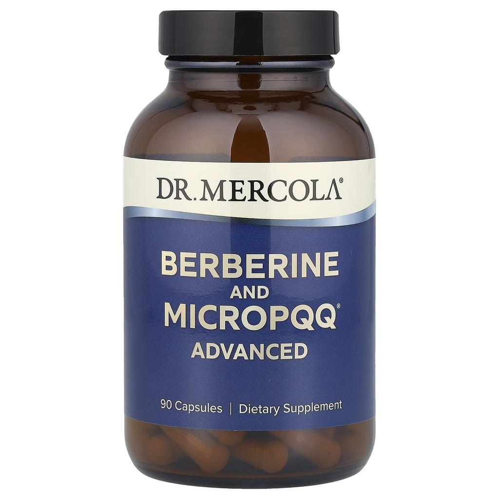 Dr. Mercola Berberine and MicroPPQ Advanced, 90 Capsules