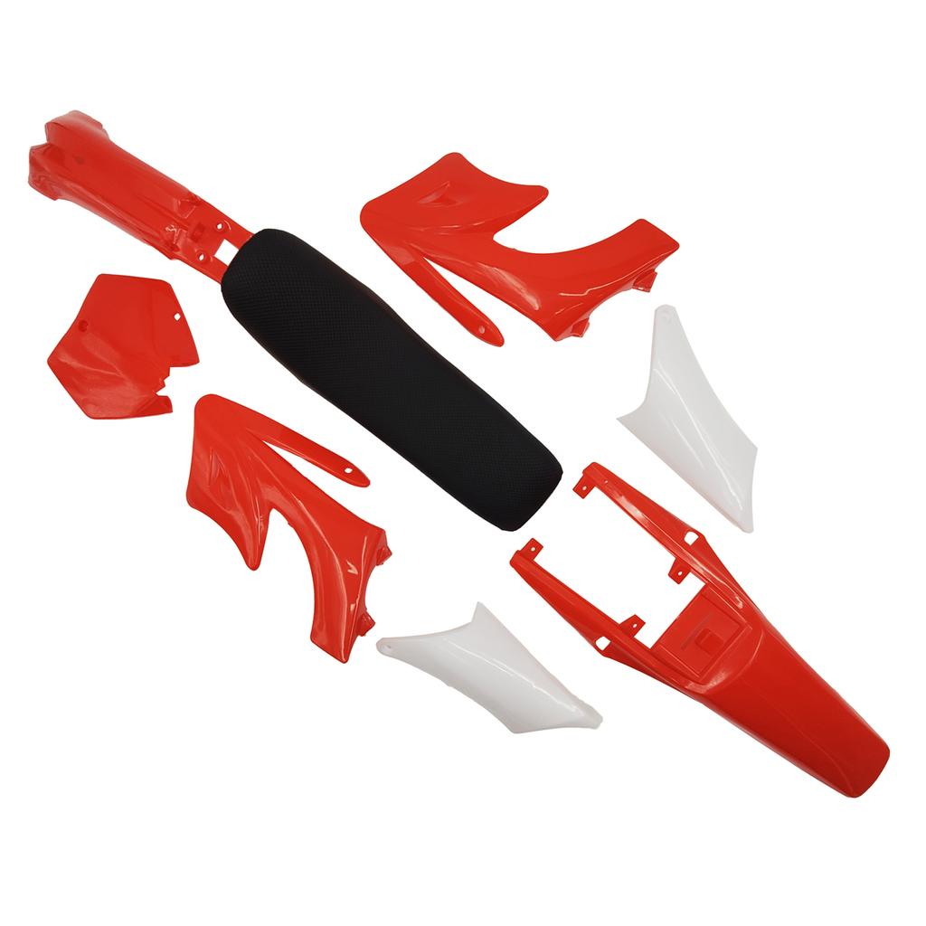 7 Colors Apollo Plastic Fairing Body Kits Front License Number Fender With Seat Cushion For 47cc 49cc Apollo Mini Dirt